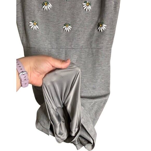 Banana Republic Sleeveless Sheath Dress Pineapple Sequin Size 2 Gray EUC - Picture 5 of 12